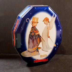 Vintage 2002 Snickers Limited Edition "Norman Rockwell" Christmas Cannister